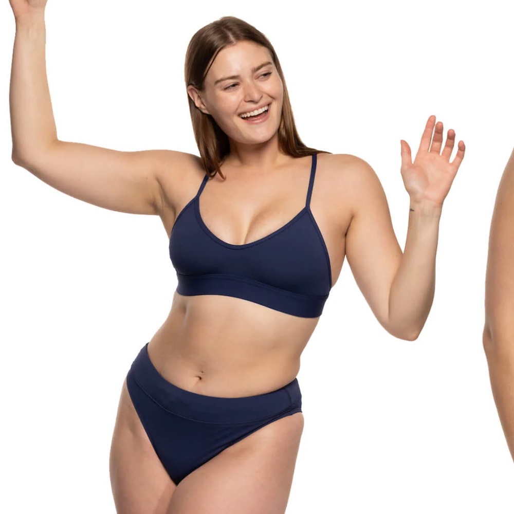 Jolyn Zoe Bikini Bottom - Navy - Large